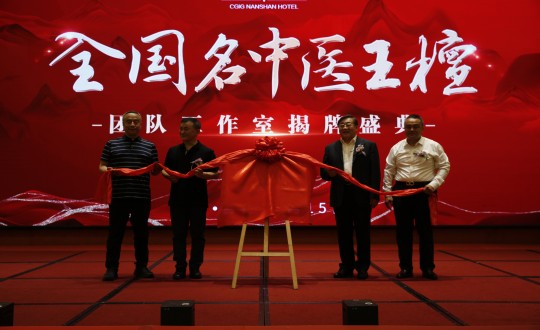 2024年6月15日，王檀中醫(yī)團(tuán)隊(duì)工作室在酒店公司舉辦揭牌儀式_副本.jpg